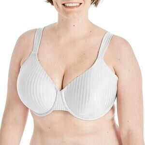 Playtex Secrets All Over Smoothing Underwire Bra 4747 White New 44DD Retail $46
